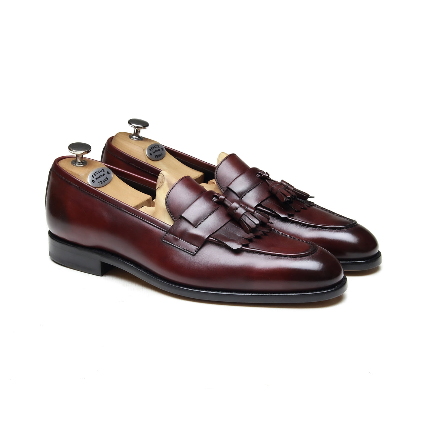 FLYDE - Chaussures homme Loafer (Mocassin) Bordeaux profile BENSON SHOES