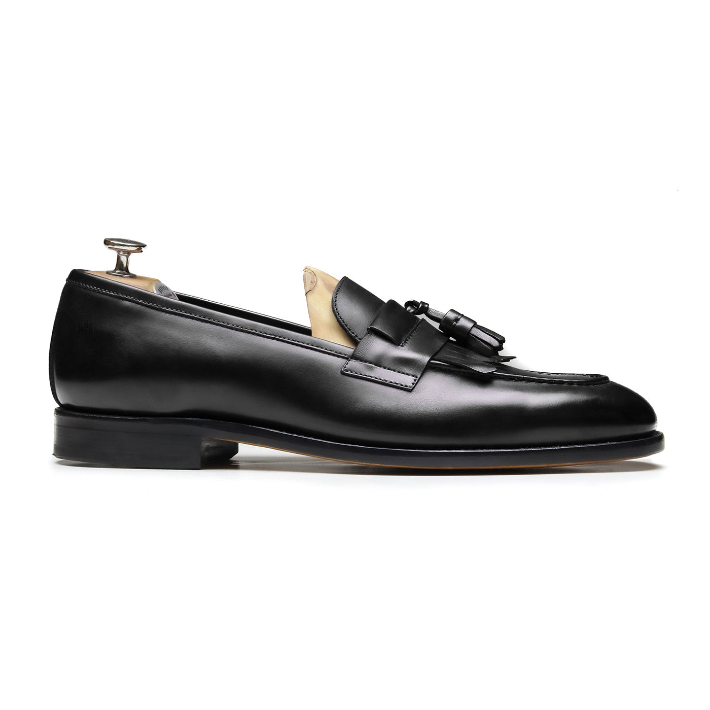 FYLDE - Chaussures homme Loafer (Mocassin) Noir profile BENSON SHOES