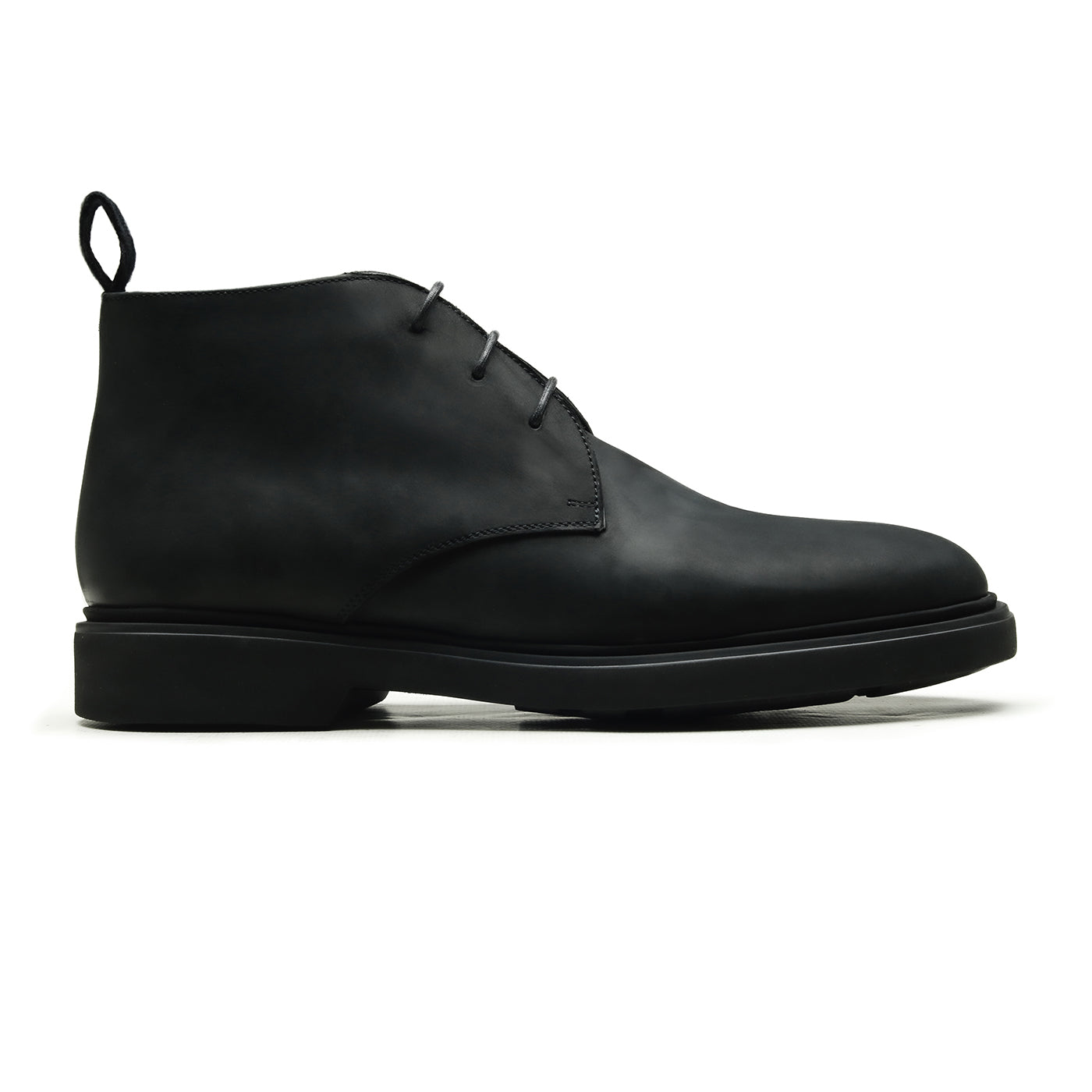 Dayton Chaussures Homme Chukka Pull-up Noir