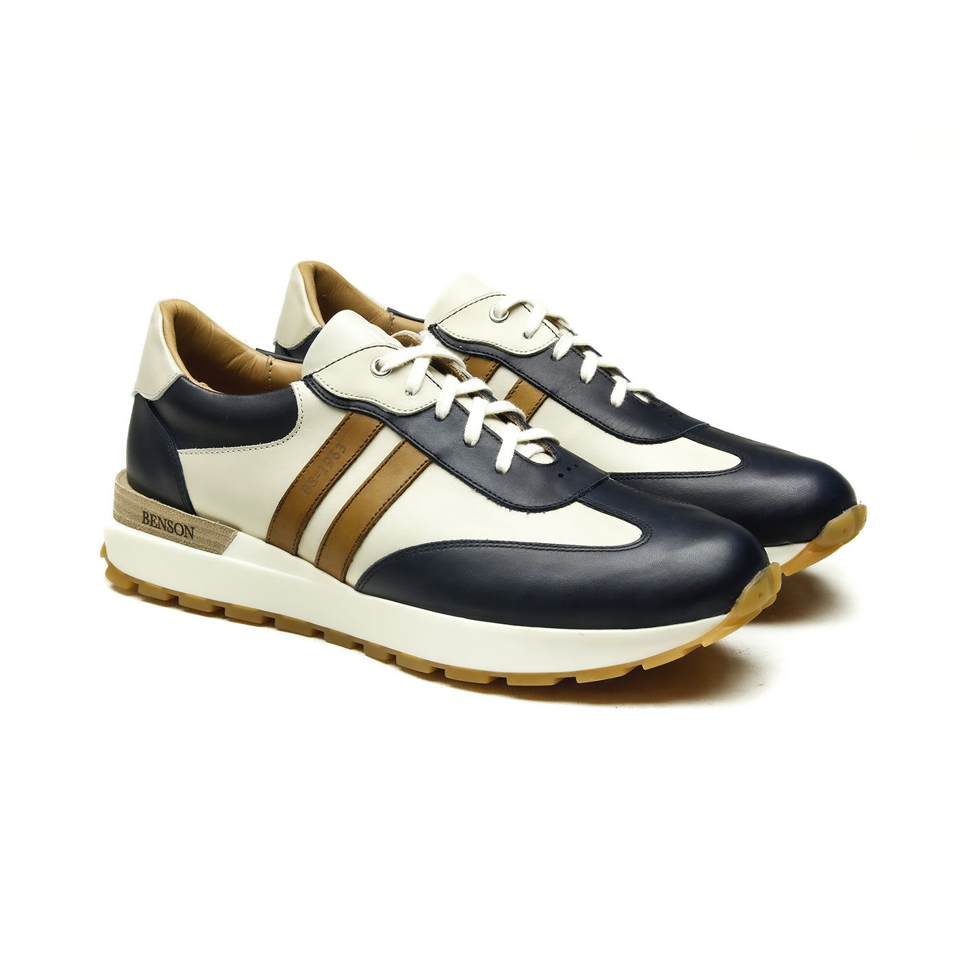 Kendal Chaussures Homme (Sneaker) Combi Bleu/Crust Naturel