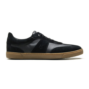 ManchesterChaussures Homme (Sneaker) Combi Cuir Noir Daim noir BENSON SHOES