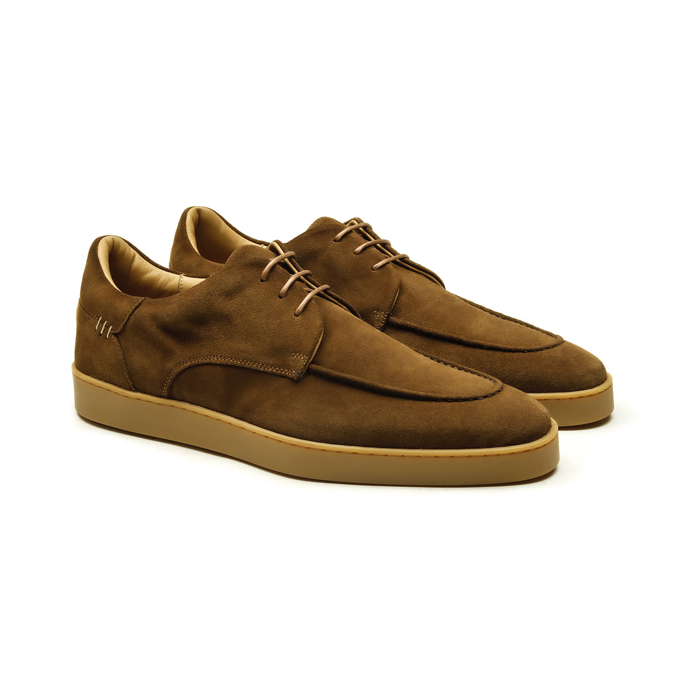 Glasgow Chaussures Homme (Sneaker) Daim Wisky