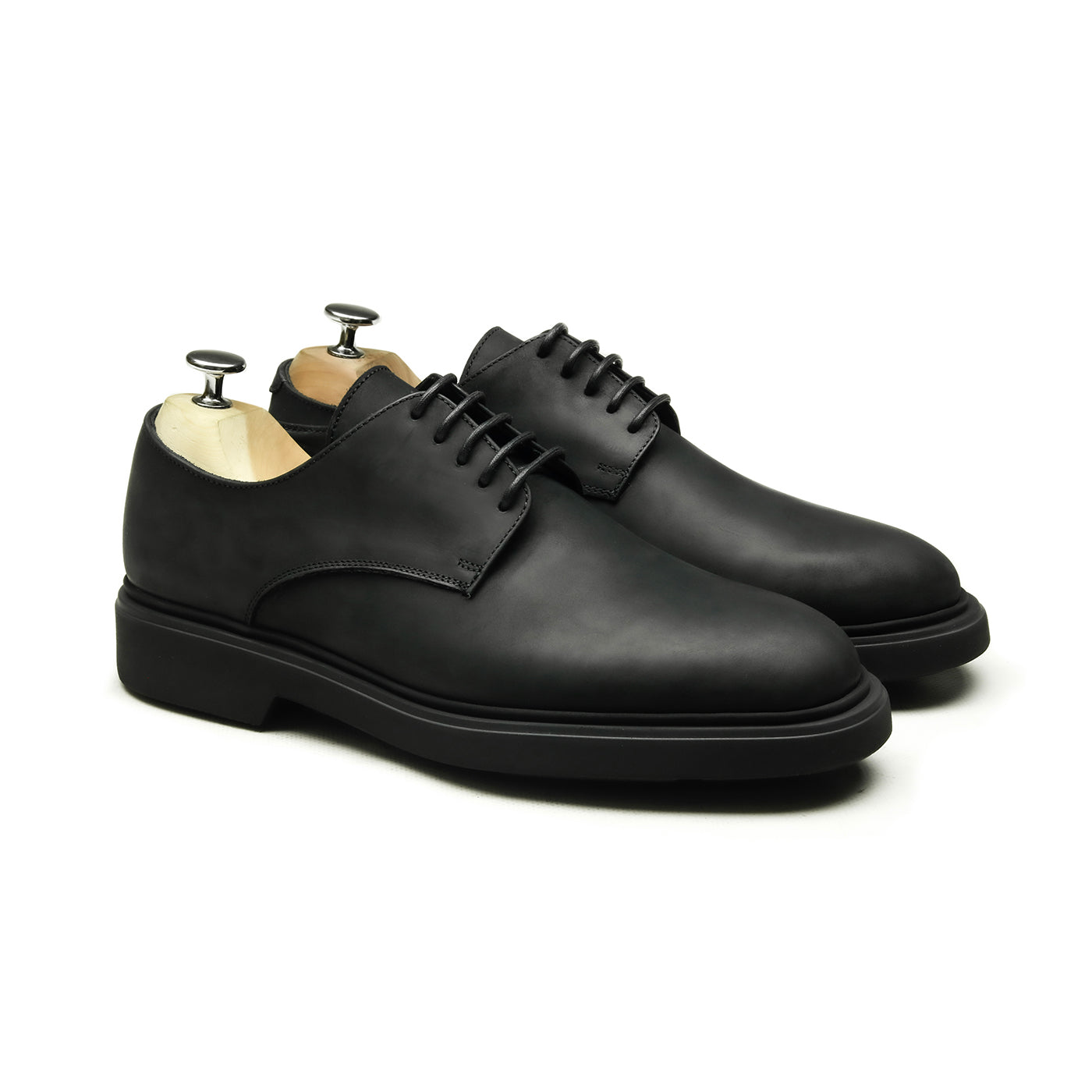 Denvers Chaussures Homme (Derby) Pull-up Noir