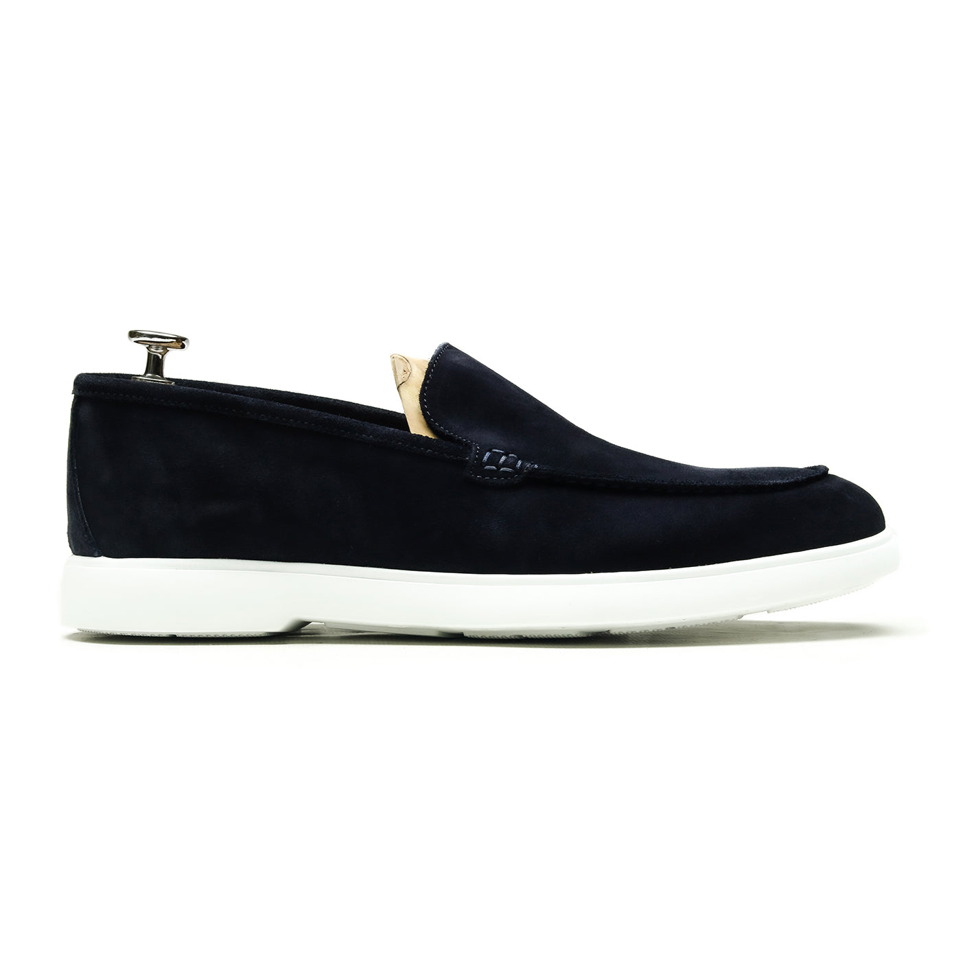 Denny - Chaussures homme Loafer (Mocassin) Daim Bleu