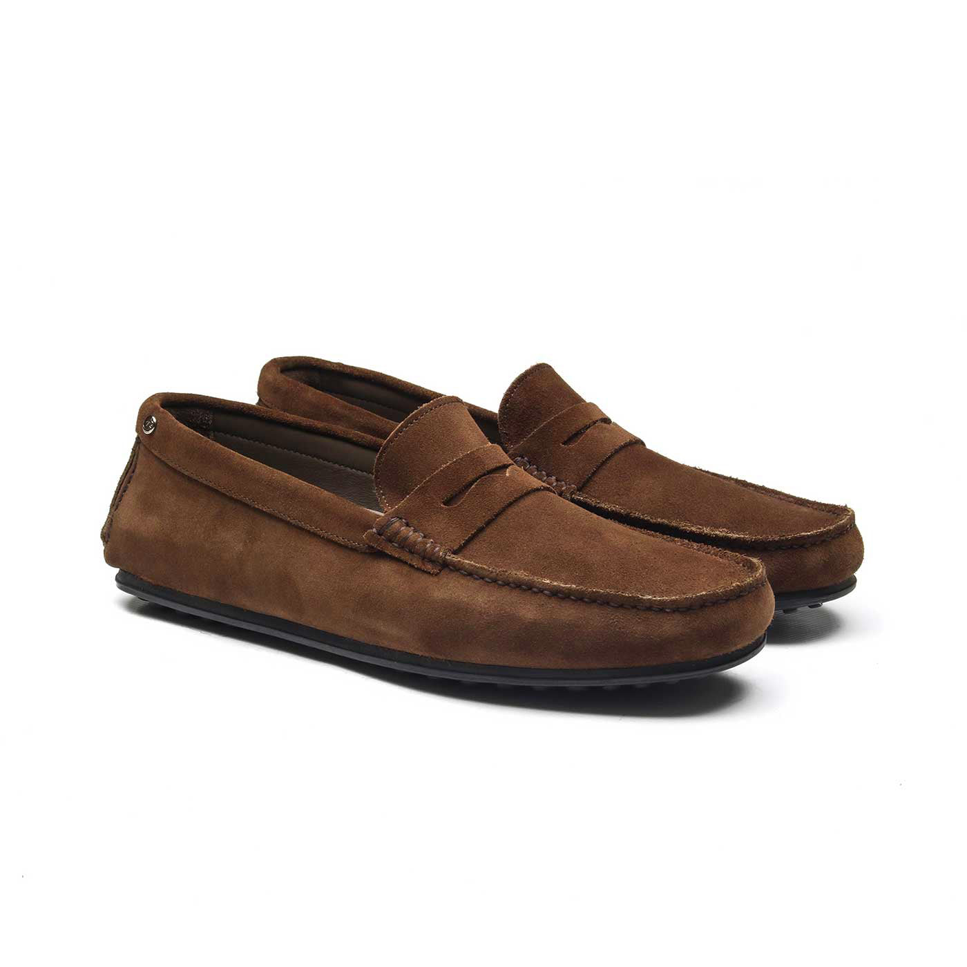 Max Chaussures Homme (Mocassin) Daim Miel