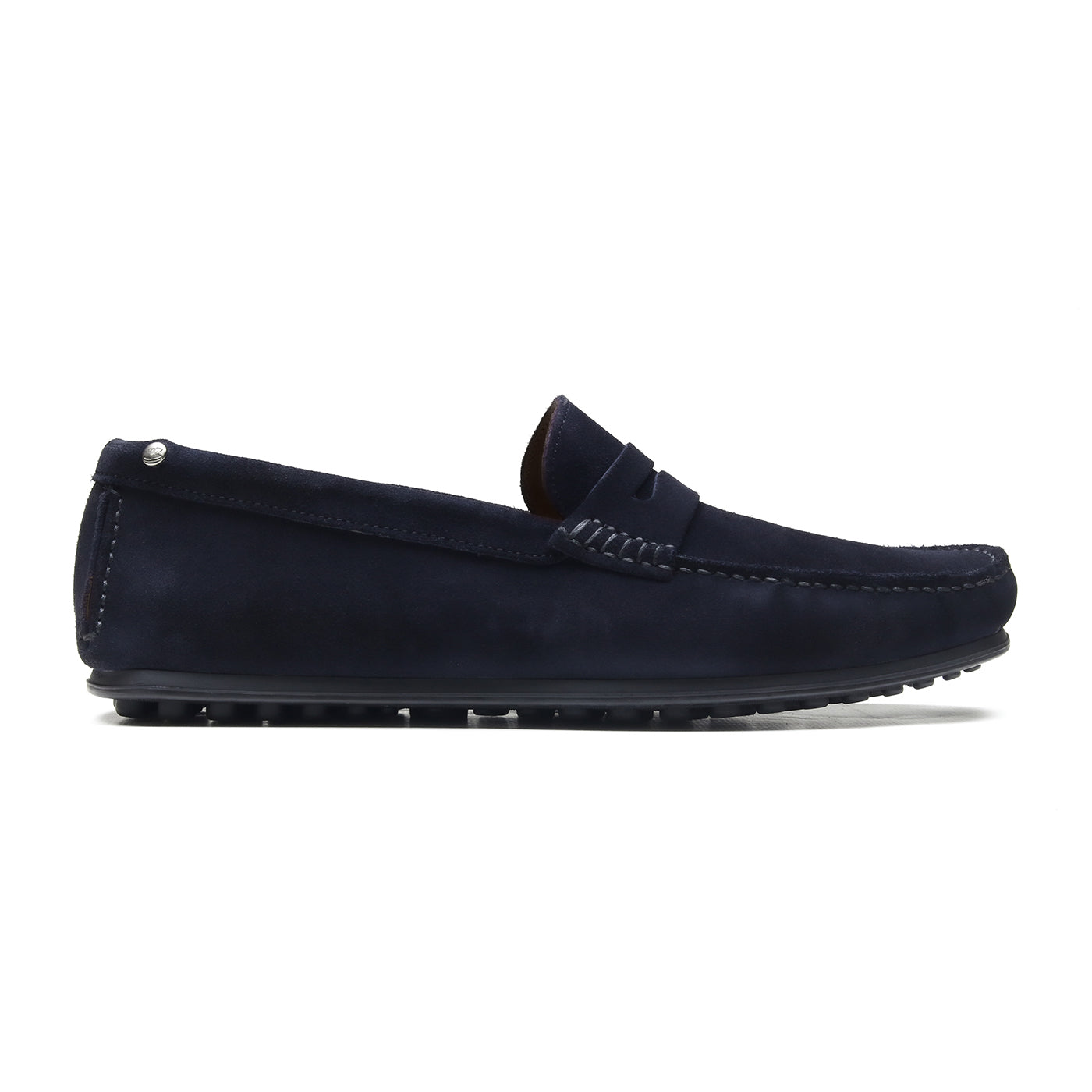 Max Chaussures Homme (Mocassin) Daim Bleu BENSON SHOES