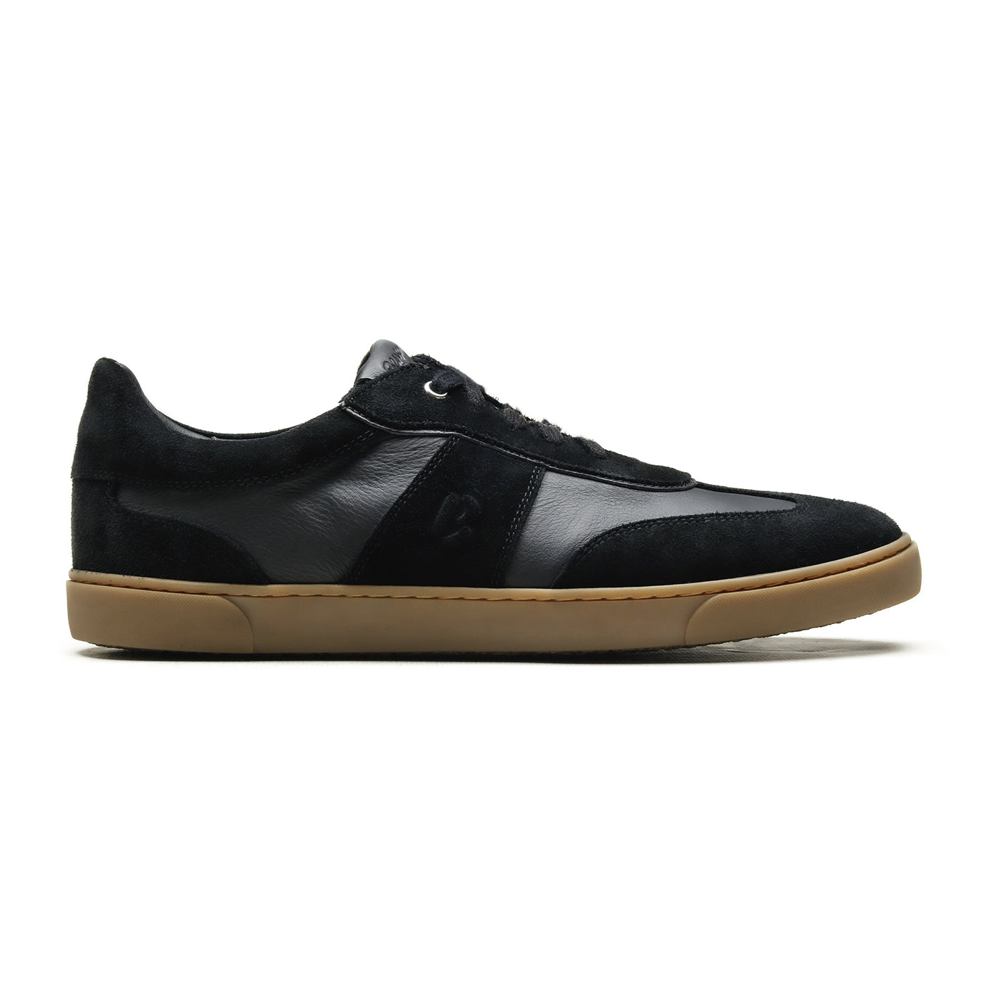 ManchesterChaussures Homme (Sneaker) Combi Cuir Noir Daim noir BENSON SHOES