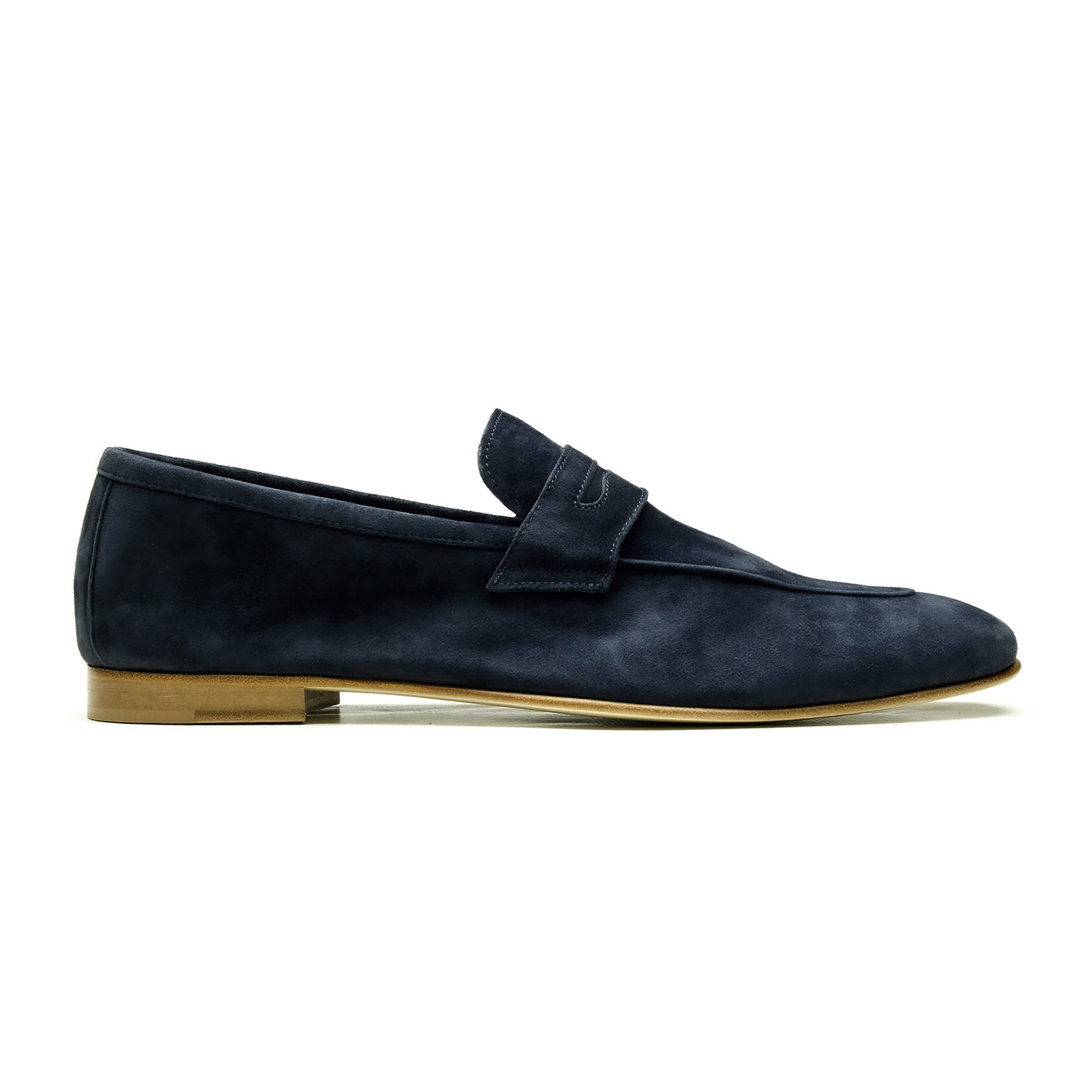 Rimini Chaussures Homme Loafer (Mocassin) Daim bleu marine