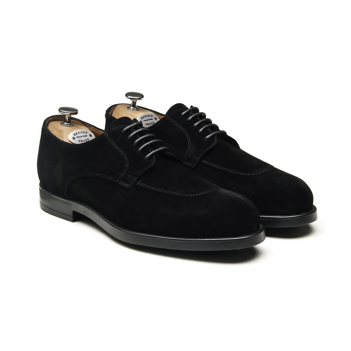 Ashton Chaussures Homme (Derby) Daim Noir CB
