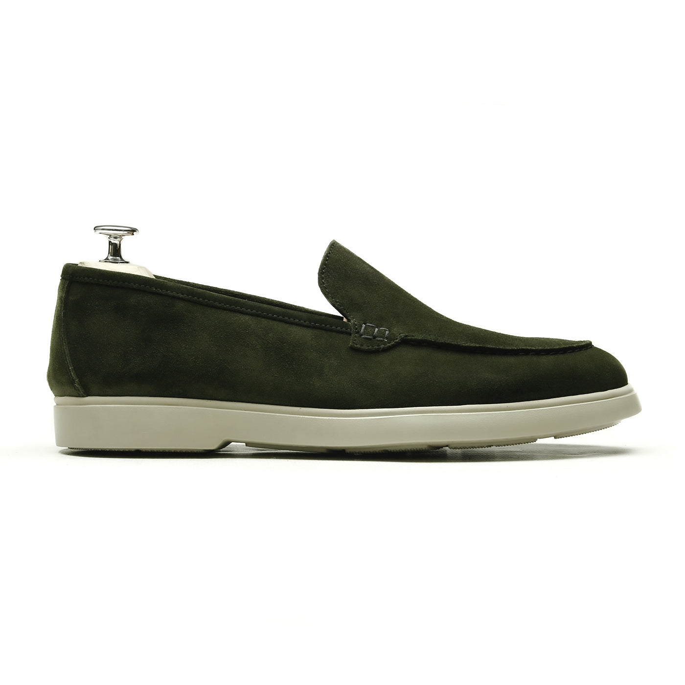 Denny - Chaussures homme Loafer (Mocassin) Daim vert