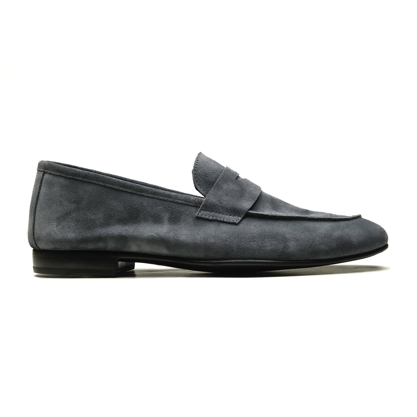Dover - Chaussures homme Loafer (Mocassin) Daim Gris BENSON SHOES