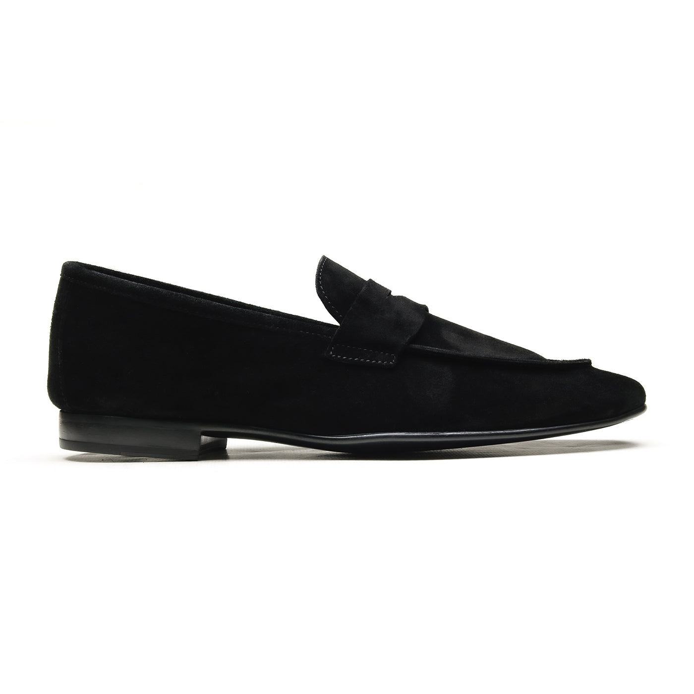 Dover - Chaussures homme Loafer (Mocassin) Daim Noir BENSON SHOES
