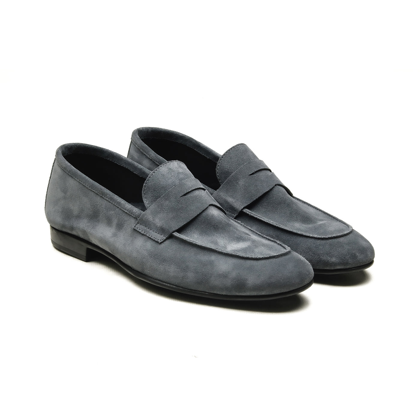 Dover - Chaussures homme Loafer (Mocassin) Daim Gris BENSON SHOES